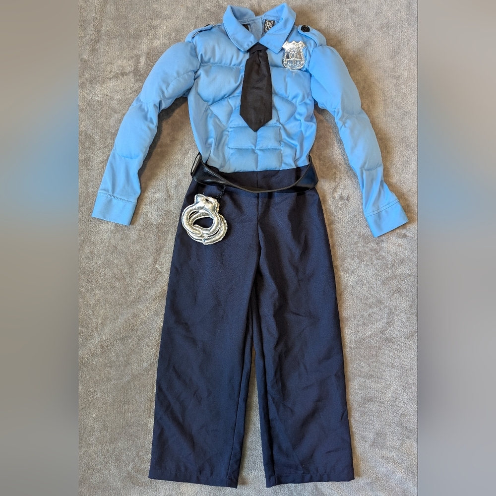Kids Police Officer Costume Size 7